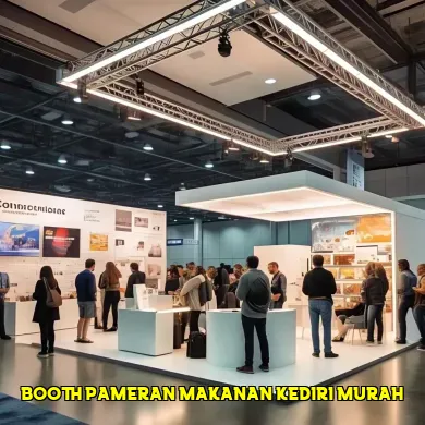 booth pameran makanan kediri murah